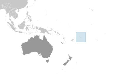American Samoa locator map