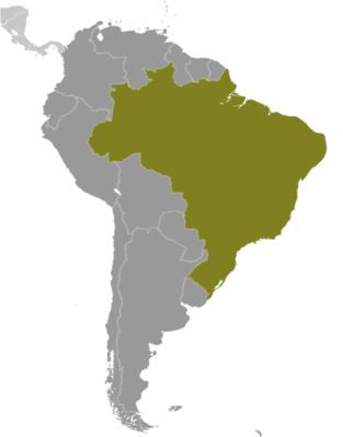 Brazil locator map