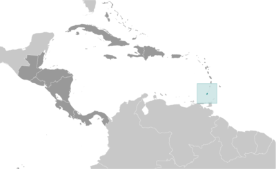 Grenada locator map