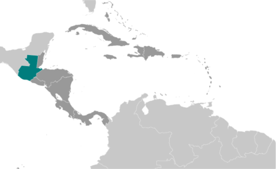 Guatemala locator map