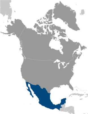 Mexico locator map