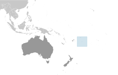 Niue locator map