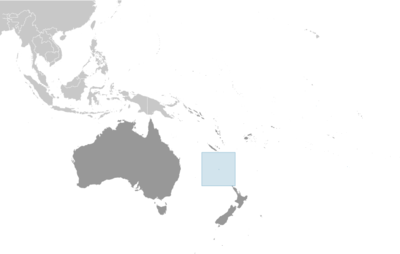 Norfolk Island locator map