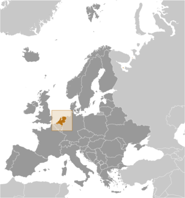 Netherlands locator map