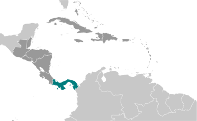 Panama locator map