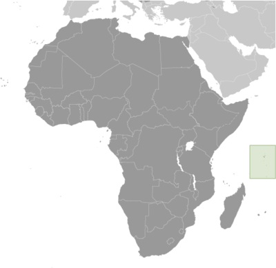 Seychelles locator map