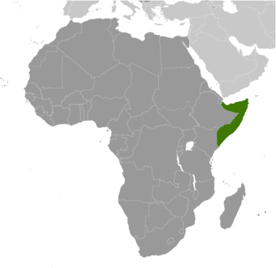 Somalia locator map