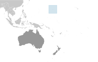 Wake Island locator map