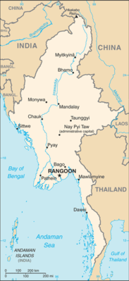 Burma map