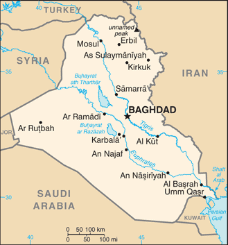 Iraq map