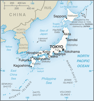 Japan map