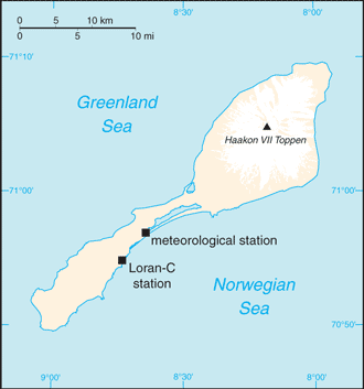 Jan Mayen map
