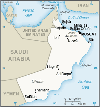 Oman map
