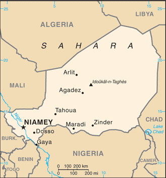 Niger map