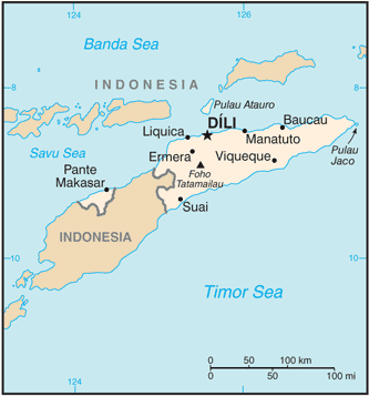 Timor-Leste map