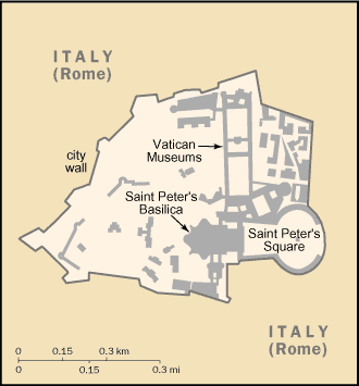 Holy See (Vatican City) map